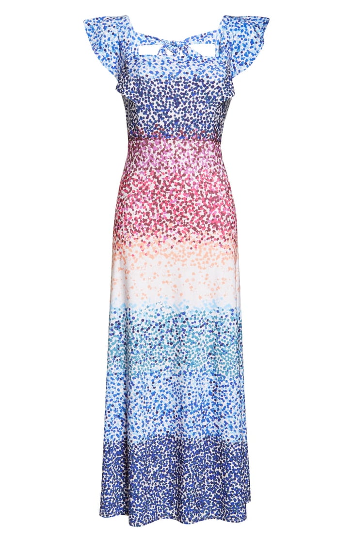 Julia Jordan Ruffle Sleeve Maxi Dress 