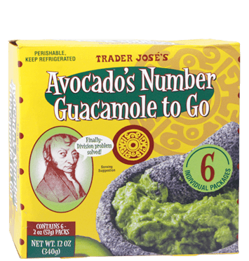 Trader Joe's Avocado's Number Guacamole to Go