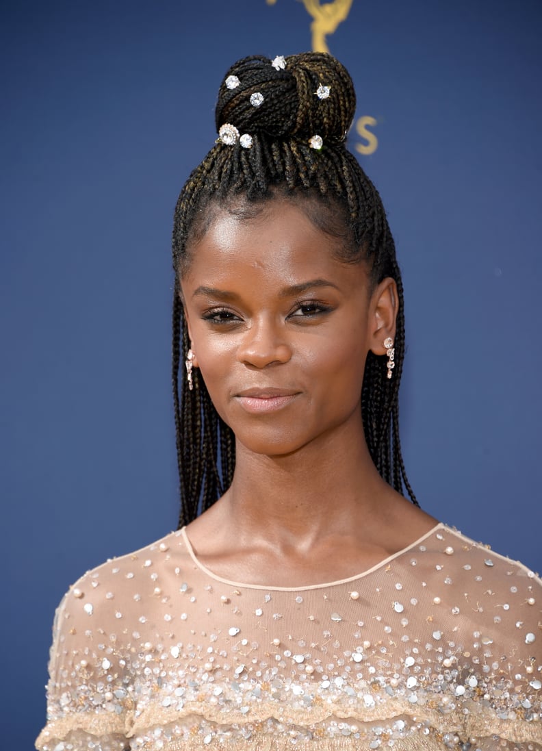 Letitia Wright at the Emmys