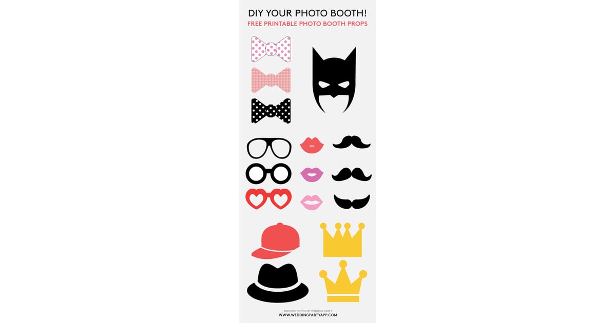 Batman | 25 Printables You'll Need For a Fun Wedding Photo Booth | POPSUGAR  Smart Living Photo 20