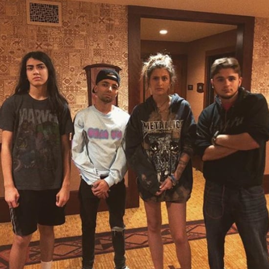Paris Jackson Instagram Photo With Blanket and Prince 2017