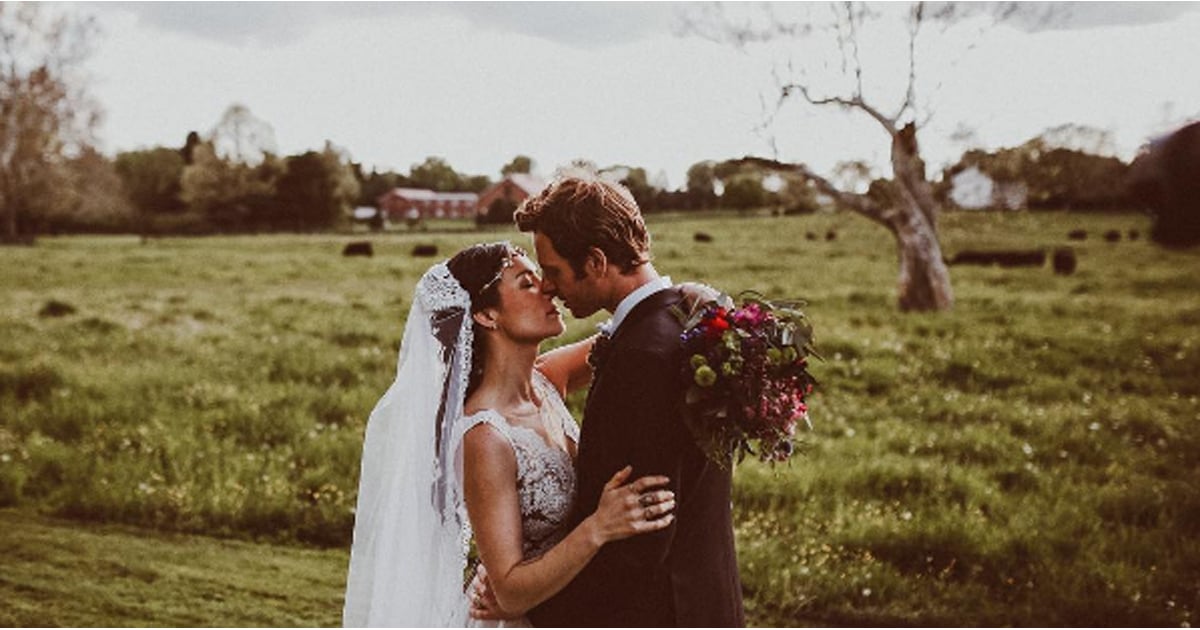 Nick Gehlfuss Wife Wedding Dress May 2016 POPSUGAR Fashion