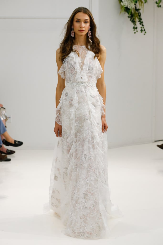 Walking down the aisle sometime soon? Sachin & Babi's Fall '17 bridal show proved the earrings pair well with a wedding dress.