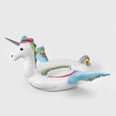 We Definitely Plan on Riding This Giant Unicorn Pool Float From Target Into the Sunset