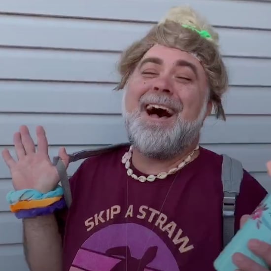 This Dad's VSCO Girl Halloween Costume Is So On-Point