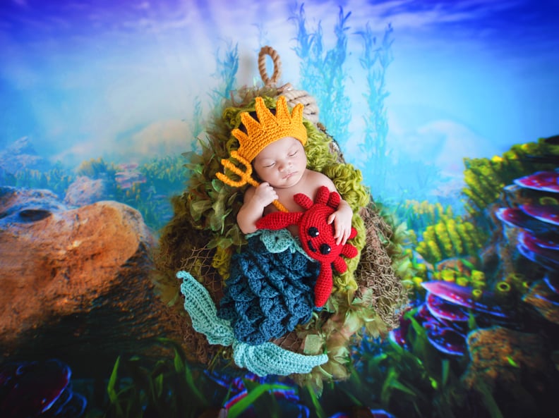 The Little Mermaid's King Triton Crocheted Costume