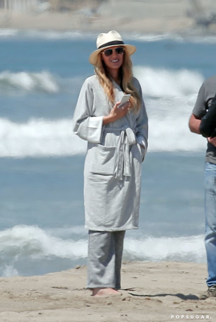 Blake Lively Pregnant on Set April 2016