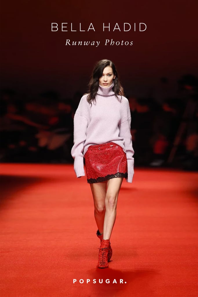Bella Hadid Runway Photos