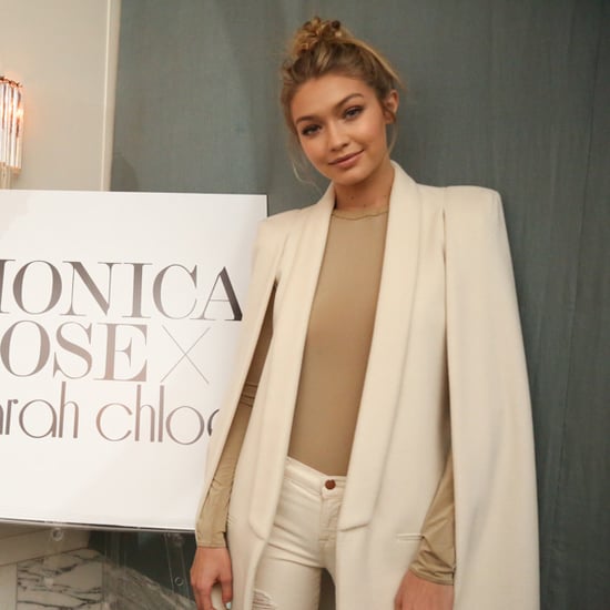 Gigi Hadid's White Cape Jacket
