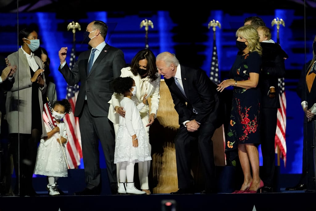 Kamala Harris and Her Nieces Wore All-White For Election Win