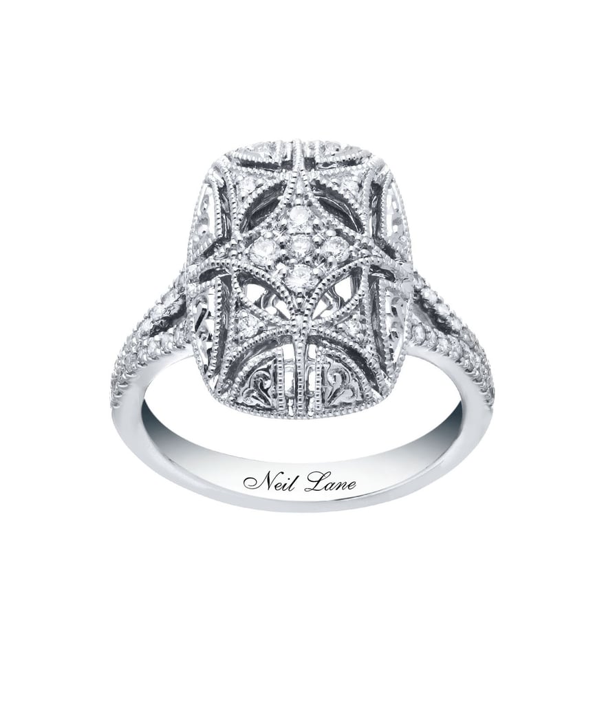 Neil Lane diamond and sterling silver ring ($700)