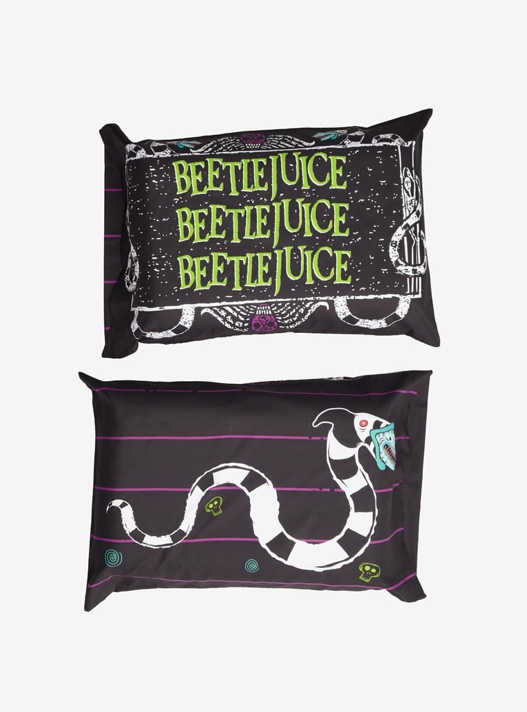 Beetlejuice Name & Sandworm Pillowcase Set