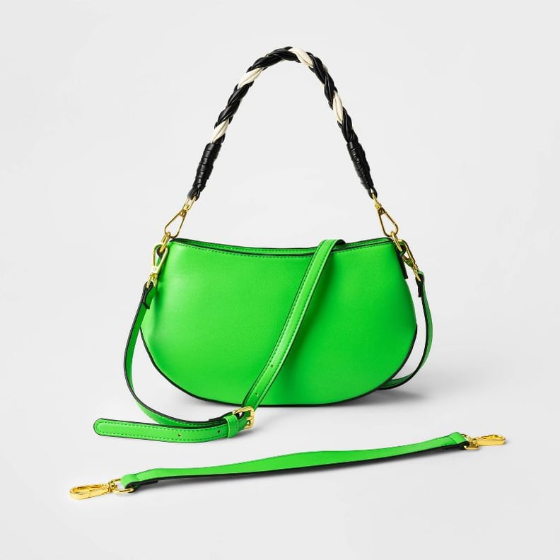 Bold Handbag: Future Collective With Kahlana Barfield Brown Handbag With Braided Handle