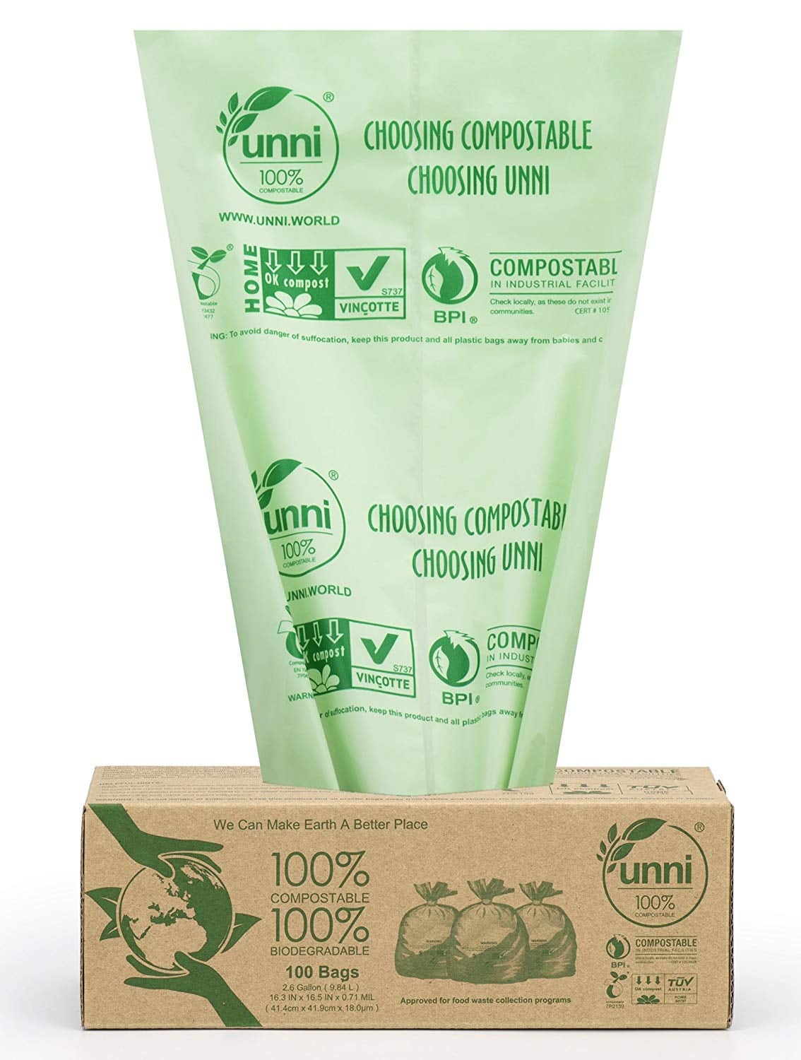 Product Review: UNNI 100% Compostable Bags