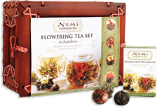 Numi's flowering tea set