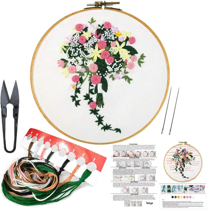 Embroidery starter kit  best cross stitch embroidery kits on amazon
