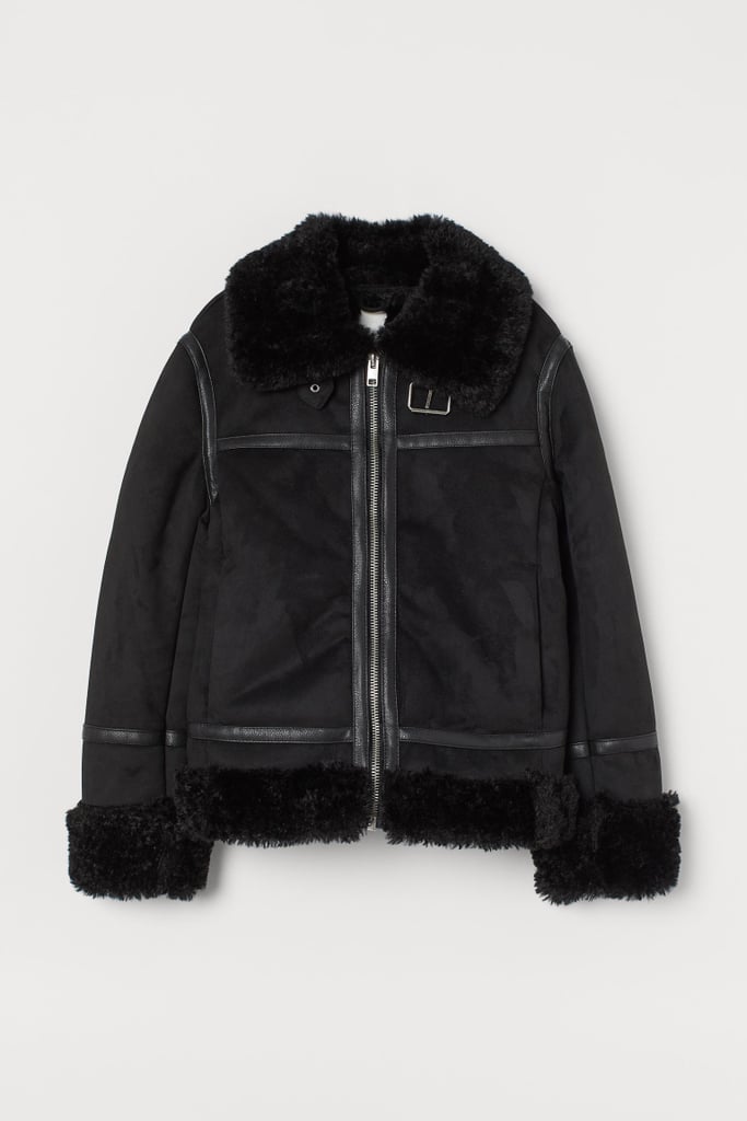 Faux Shearling-lined Jacket | Best H&M Clothes on Sale | Memorial Day ...