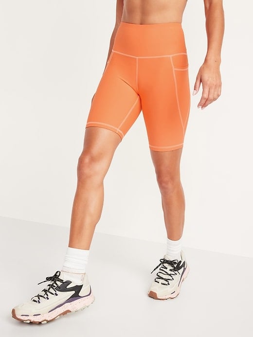 PowerSoft Side-Pocket Biker Shorts 