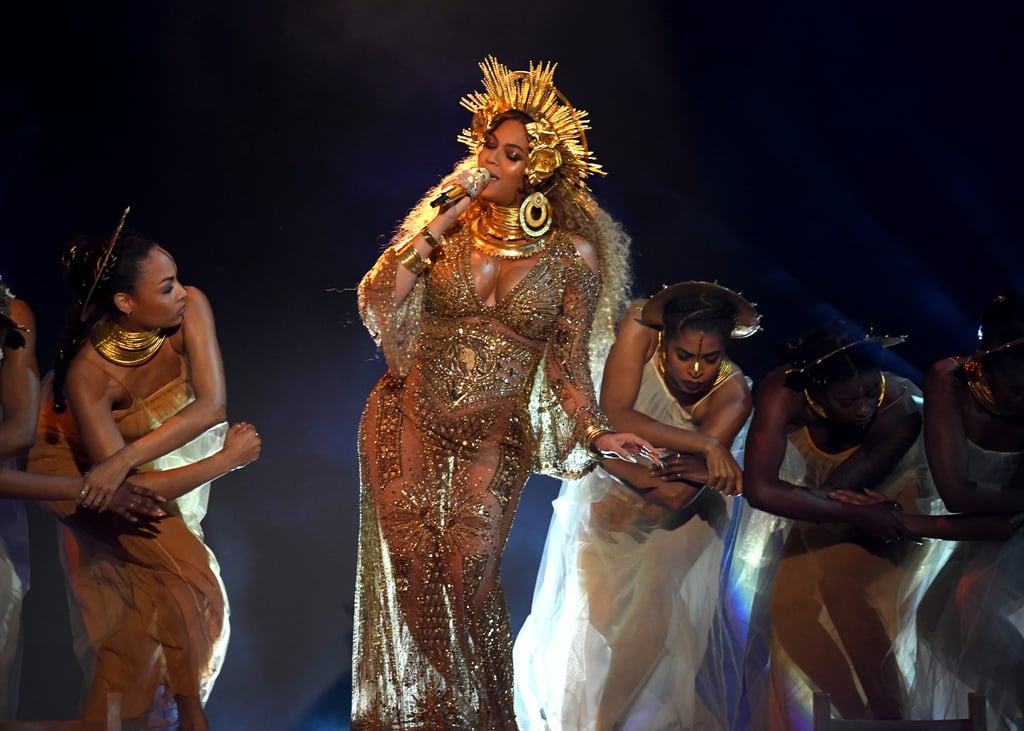 Beyonce Knowles at the 2017 Grammys