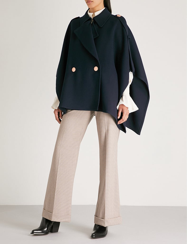 See by Chloe Double-Breasted Cape Coat