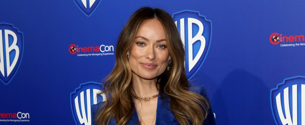 Olivia Wilde Wears Harry Styles Cross Necklace at CinemaCon