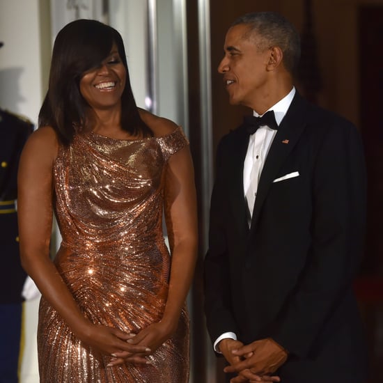 Barack and Michelle Obama at Last State Dinner October 2016