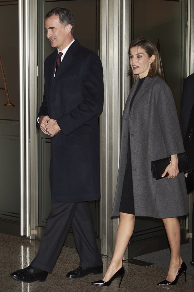 King Felipe and Queen Letizia at a concert at the National Auditorium.
