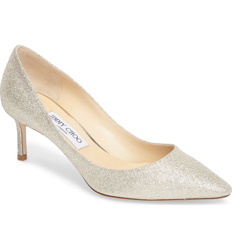 Jimmy Choo Romy Glittered Pumps | Shoes Every Woman Should Own ...