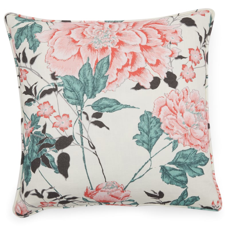Vintage Floral Decorative Throw Pillow