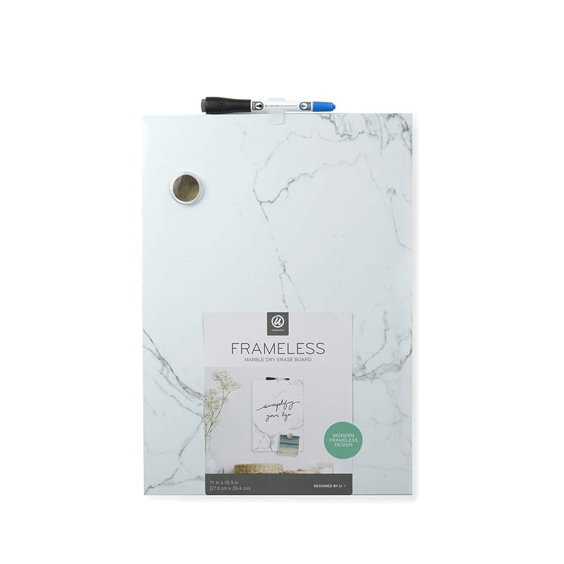 Marble Print Magnetic Dry Erase Board