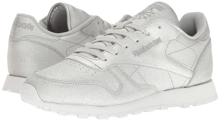 Since their debut back in '83, these Reebok Classic Leather Sync Shoes ($90) have been a street style staple. Now you can get them in a shiny pearlized hue.