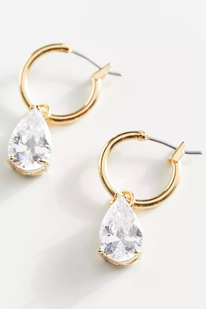 Diamond Hoop Earrings