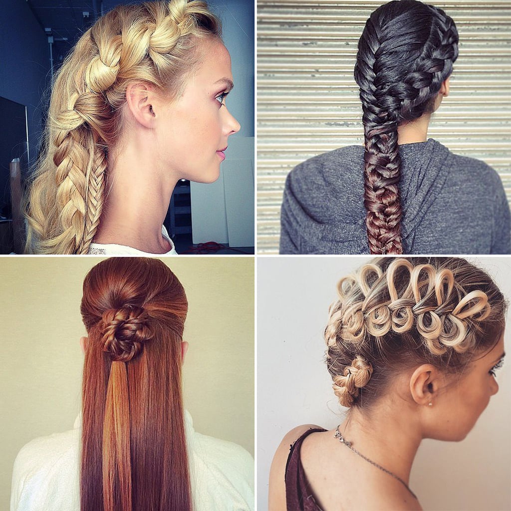 Easy Braided Hairstyles Instagram POPSUGAR Beauty