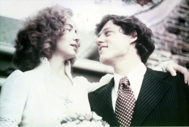 Hillary Clinton Wedding Dress Photo