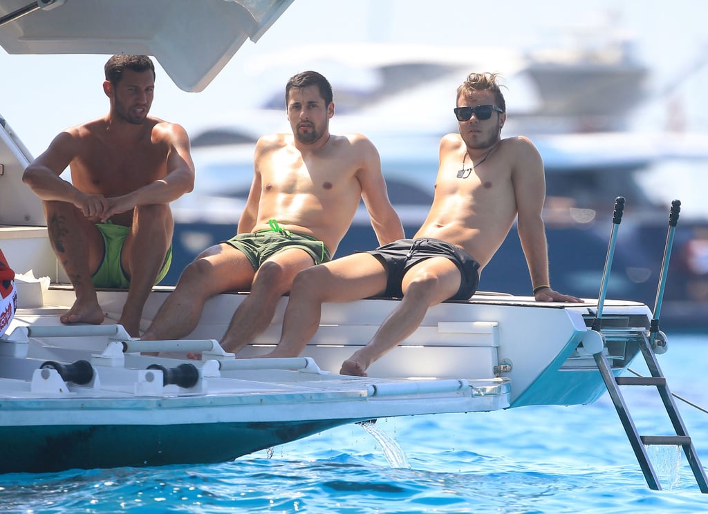 Mario Gotze in Ibiza With His Girlfriend After the World Cup