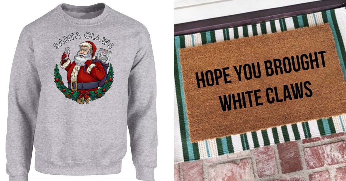 Dog paws and on sale white claws sweatshirt
