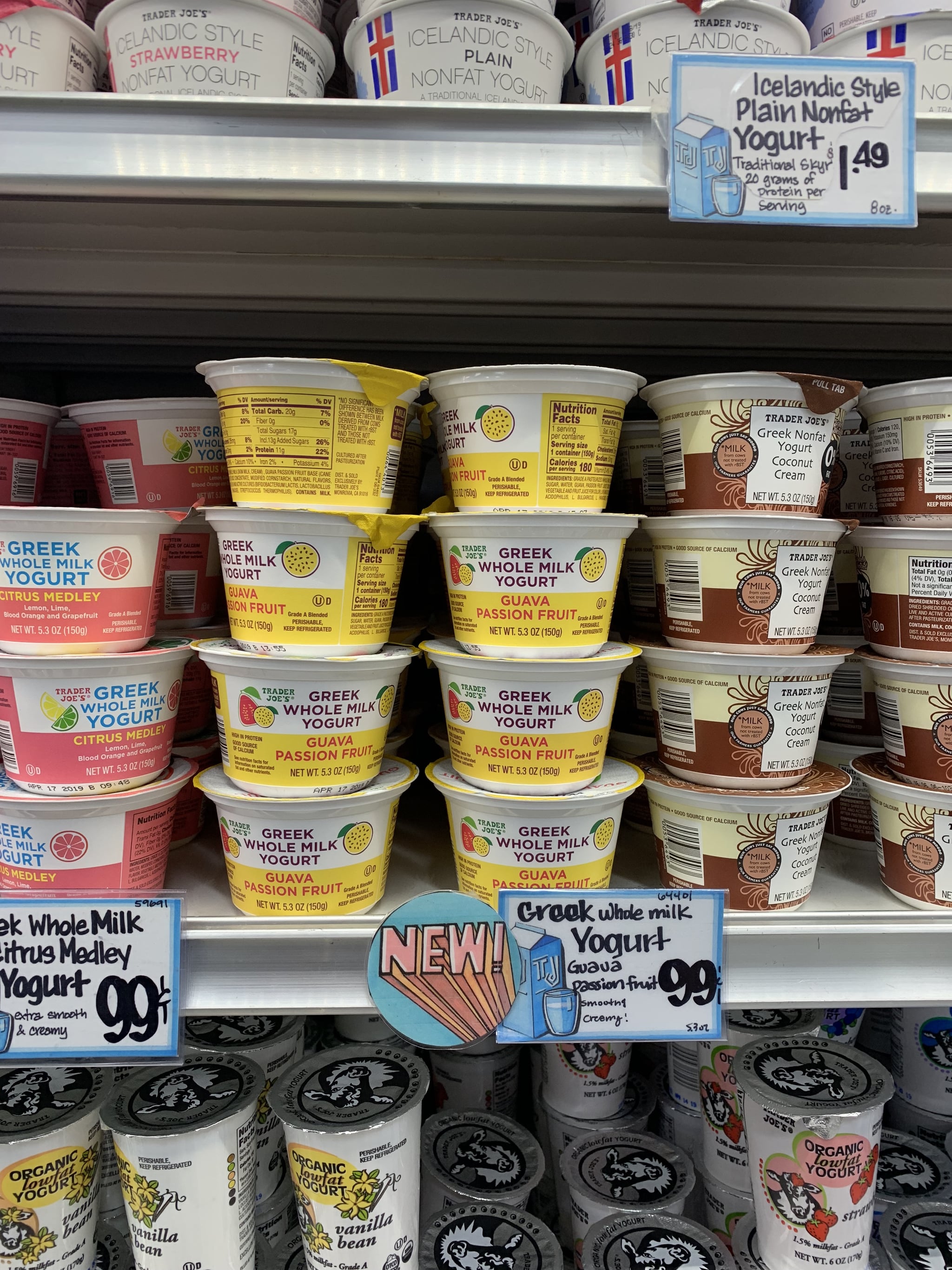 Trader joe's new arrivals greek yogurt