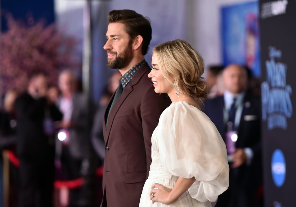 Emily Blunt and John Krasinski Mary Poppins Premiere Photos