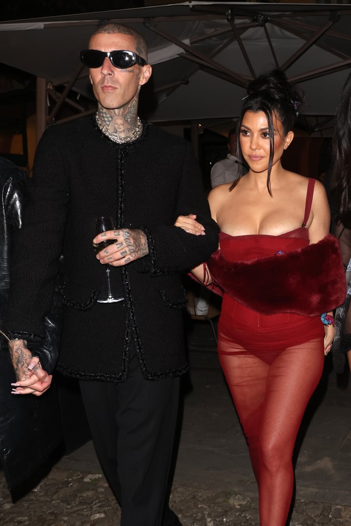 Kourtney Kardashian and Travis Barker