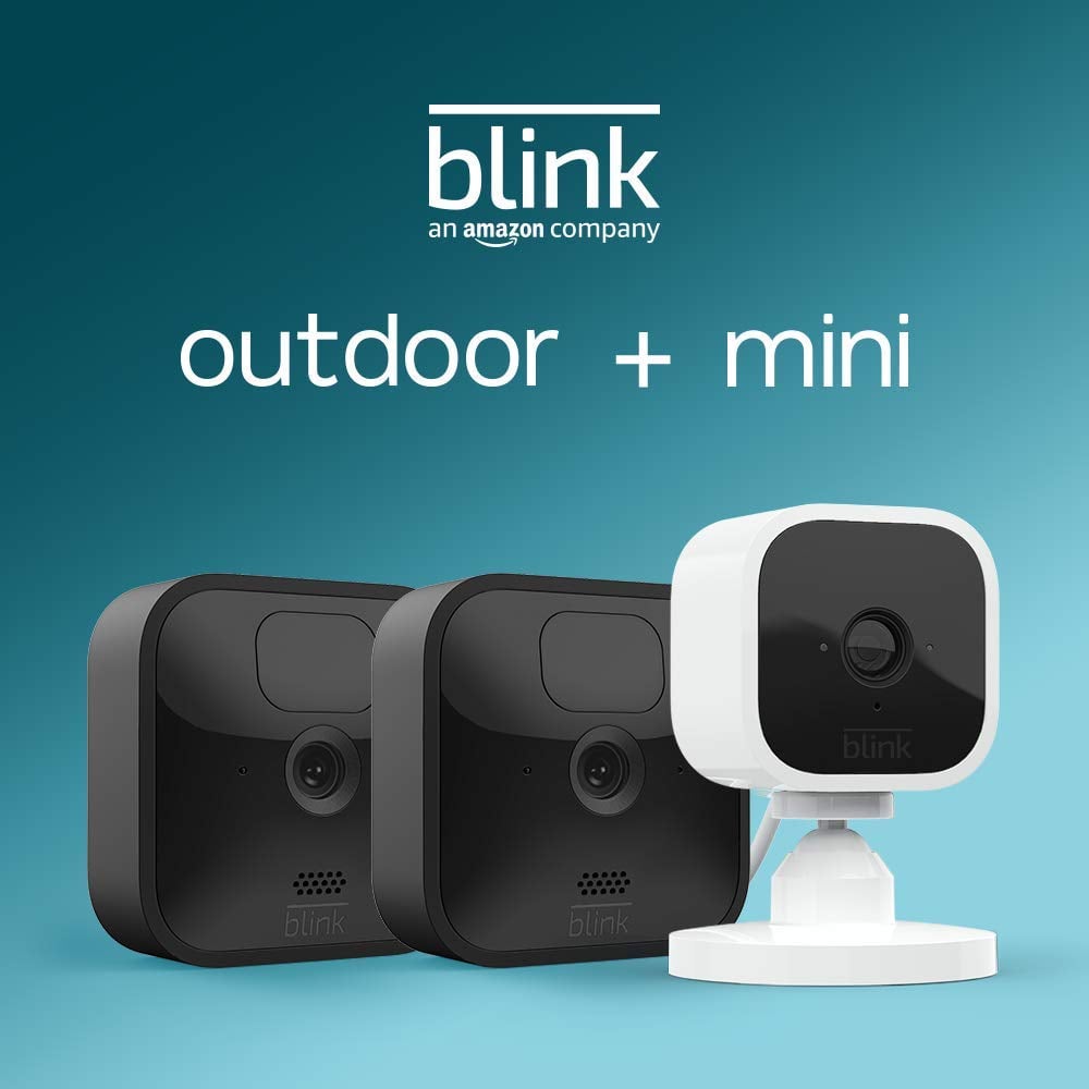 Blink Outdoor 2 Camera Kit With Blink Mini