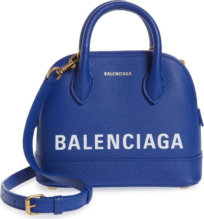 Balenciaga Small Ville Logo Leather Dome Satchel | New Nordstrom Bags ...