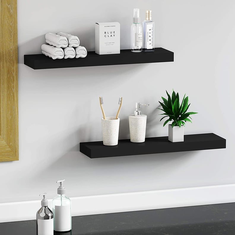 For Wall Storage: Bameos Wall Mounted Floating Shelves