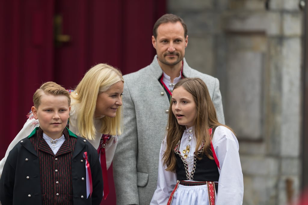 Princess Mette Marit of Norway With Prince Sverre Magnus and Princess Ingrid Alexandra