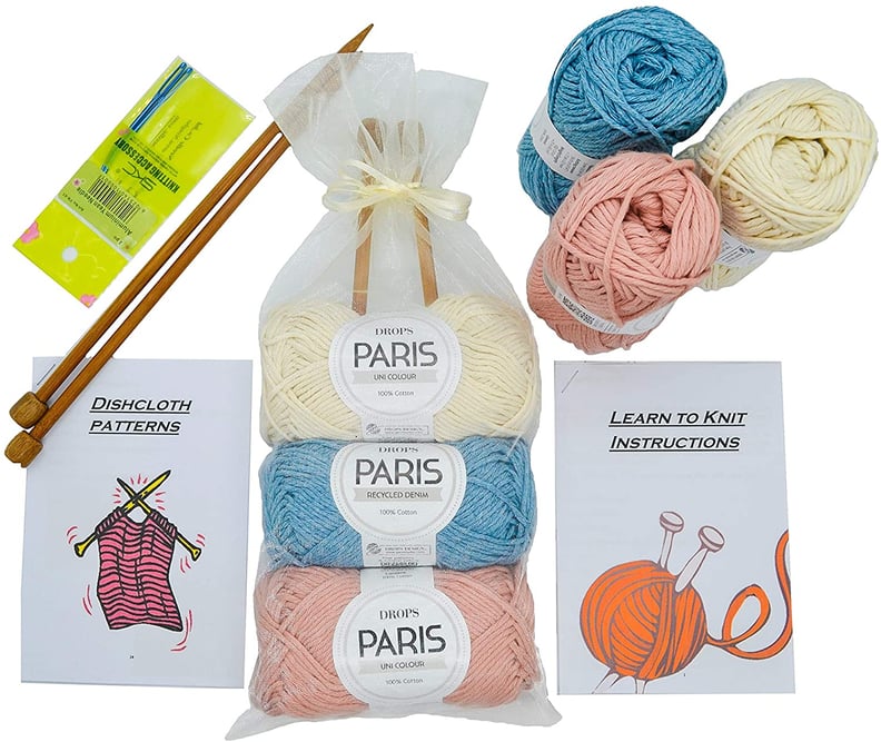 Beginner Knitting Kit - Knit Simple, Practical Washcloths – mindfulknits