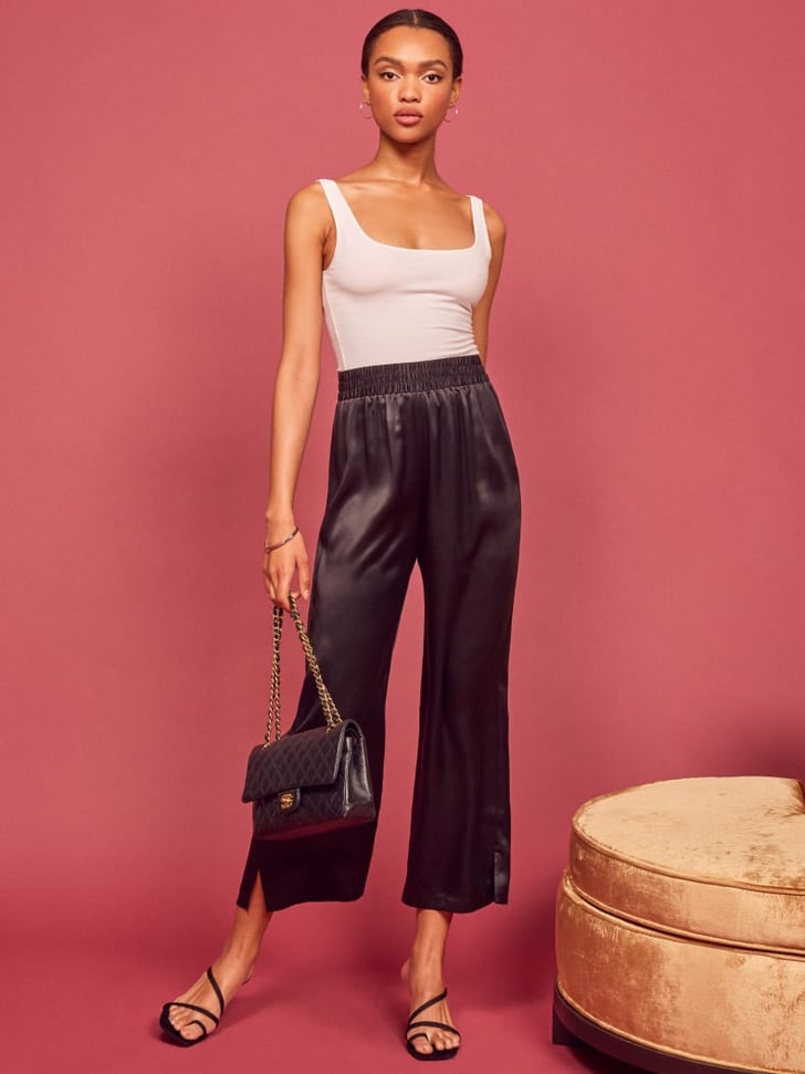 reformation cheetah pants