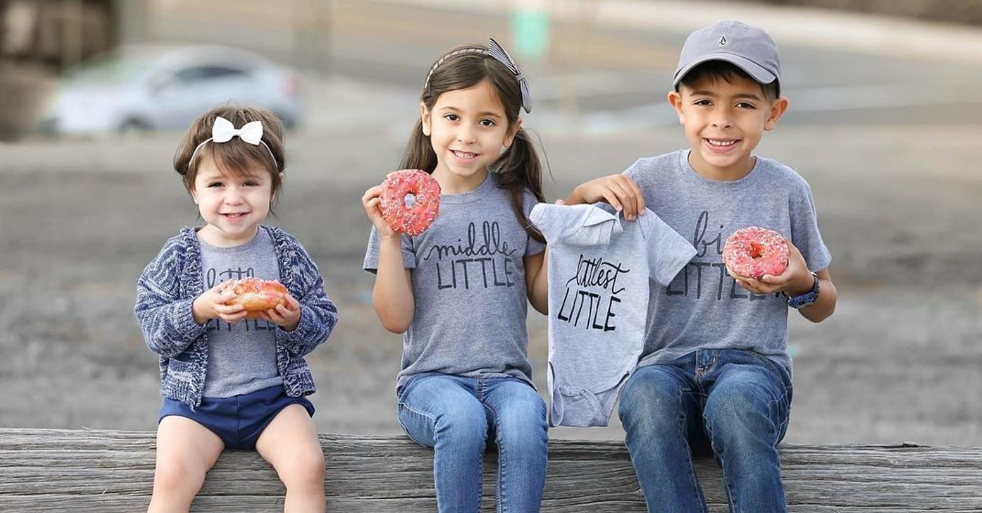 Baby announcement with sibling sales