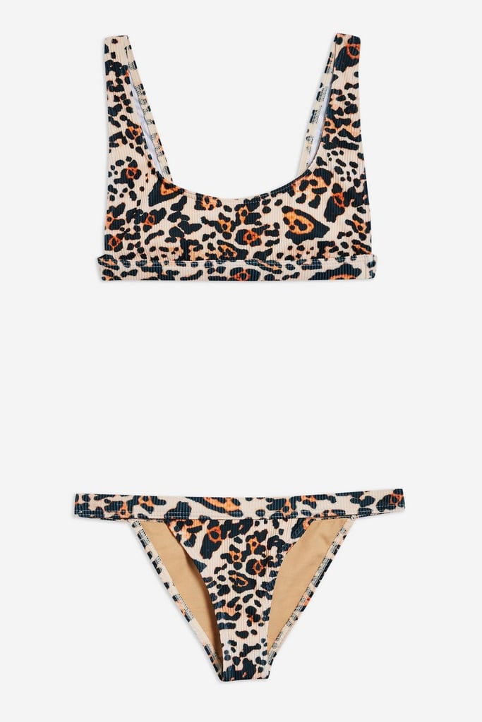 Topshop Leopard Print Bikini Set Irina Shayk Leopard Bikini With