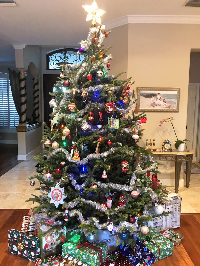 A Full Look at My Family's Gloriously Chaotic Christmas Tree This Year