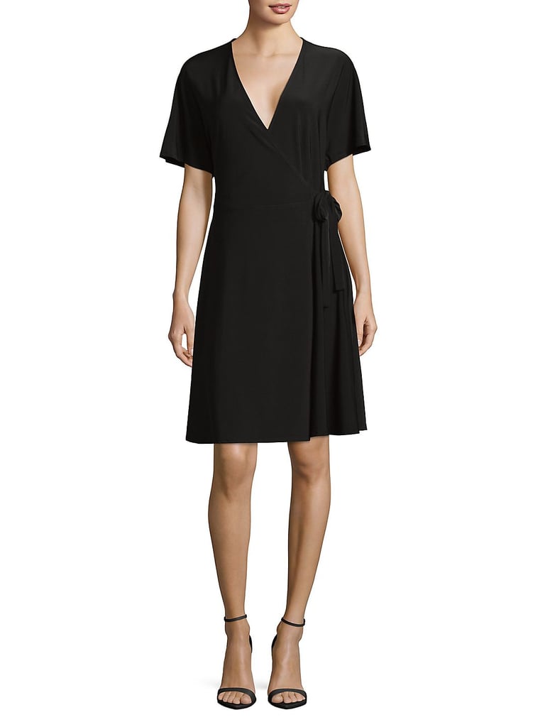 H Halston Dolman-Sleeve Wrap Dress