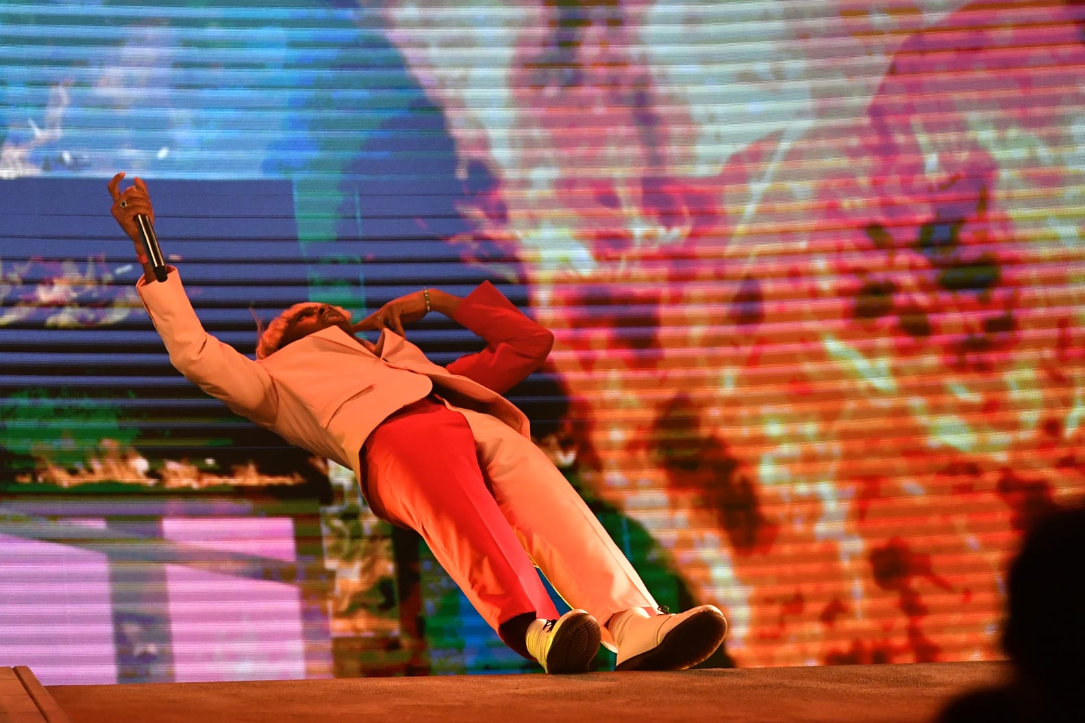 Beautiful Tyler, The Creator Hits Person With Car During Grammys Performance With Regina King Cameo Scene in HD